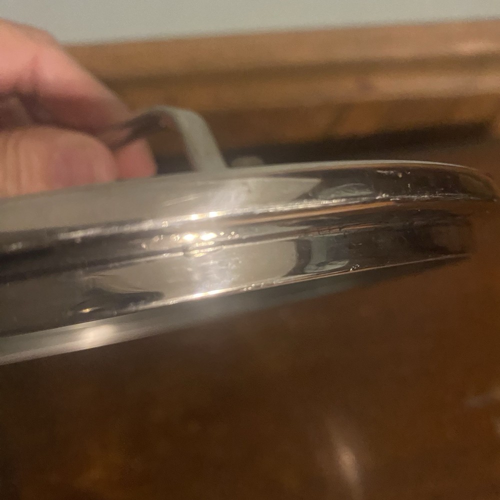 Cuisinart Replacement Cookware Lid Outer Rim 7 3/4", Inner Lip 7" (D)