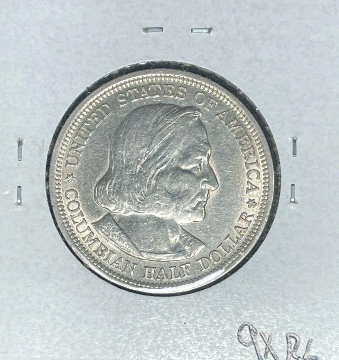 1893 EXPO COMMEMORATIVE SILVER HALF DOLLAR~ ~NICE COIN~