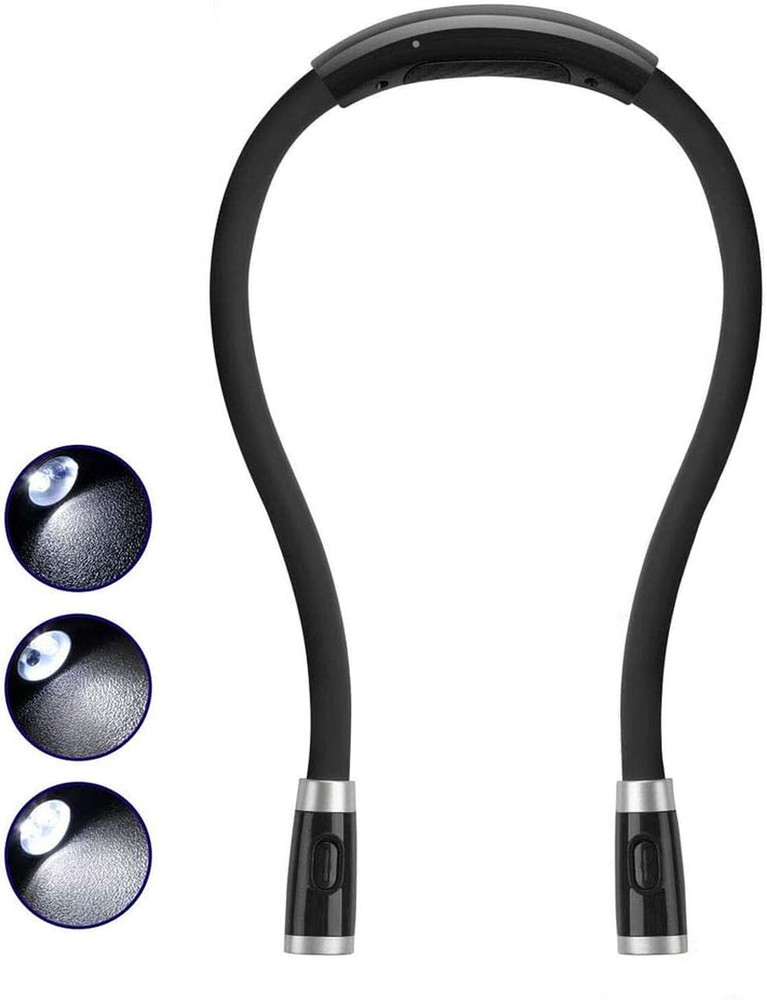 Book Light, Rechargeable LED Hug Light, Neck Hug Reading Lights for Bed Reading,