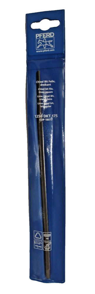 PFERD Three Square (3 Corner) Chisel Bit Chainsaw File 18073
