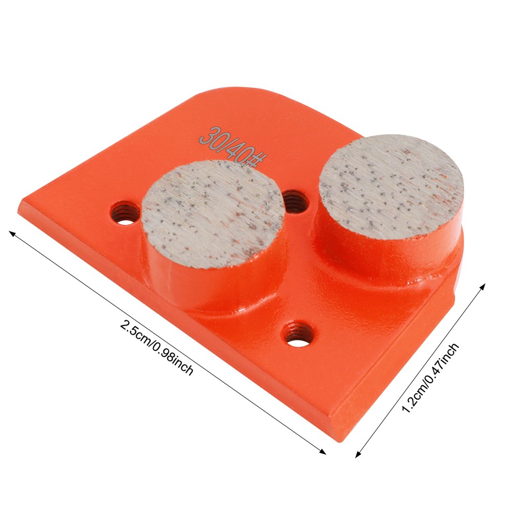9Pcs Diamond Grinding Wheels Discs Concrete Leveling 30/40 Grits Medium Bond