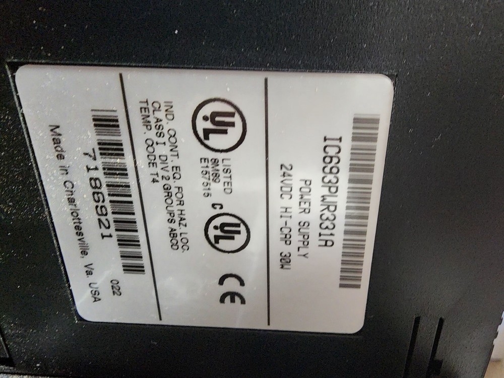 Ge-FanucI C693CPU311-AD programmable controller base 5-slot with cpu + 90-30PS