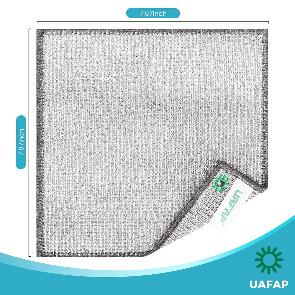 12 PCS Non Scratch Wire Dishcloth, Cleans Fast Without Scratching, Stands Up ...