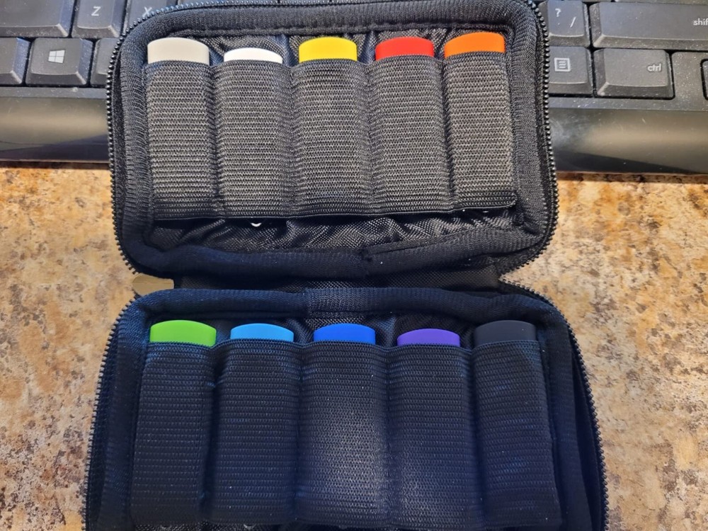 Flash Drive Case USB Storage Holder Bag For Flash Drive 10 Slots Soft Material