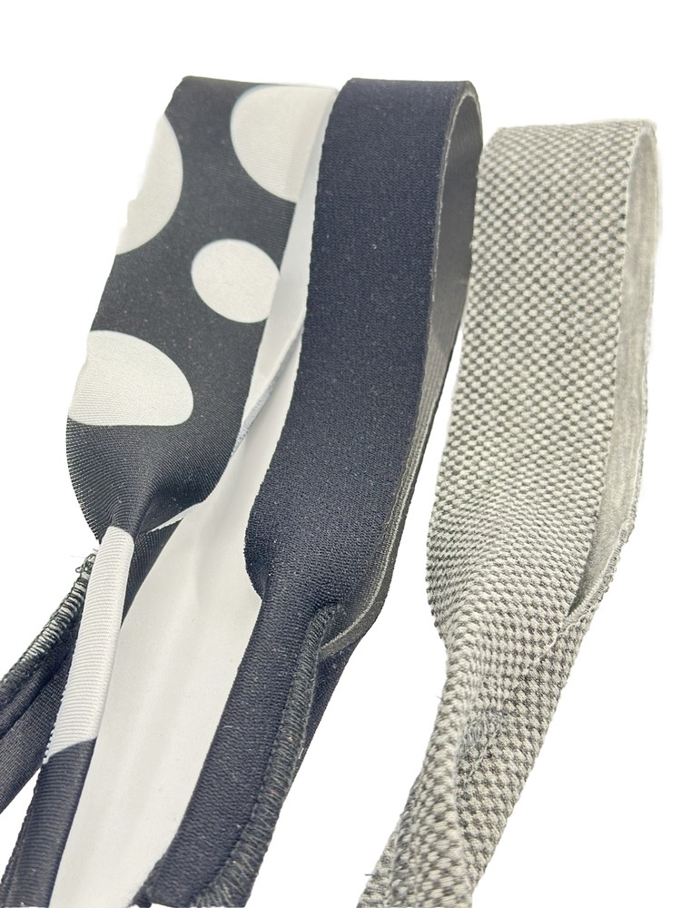 NEW 3 Pack Polka Dot Check Plain Eyeglasses Or Sunglasses Frames Strap Retainer