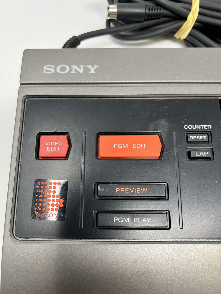 Vintage Sony Video Editing Controller, RM-E100V