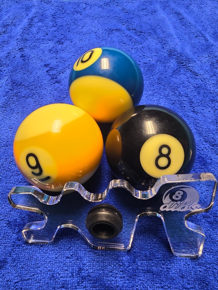 Multi-use Billiards Pool Clear Bridge with dibs logo and a sleek Storage case.