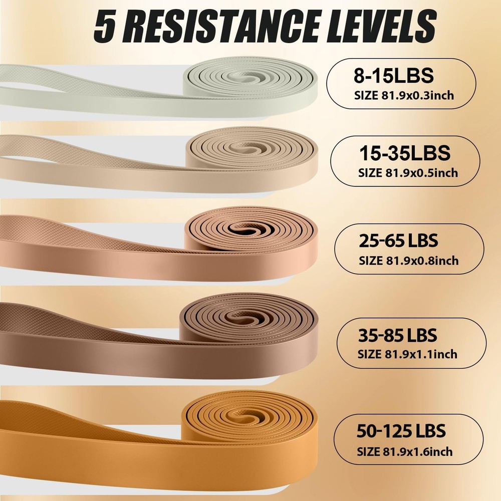 Resistance Bands,Pull Up Assist Bands Set with Handles, Exercise & Workout Ba...