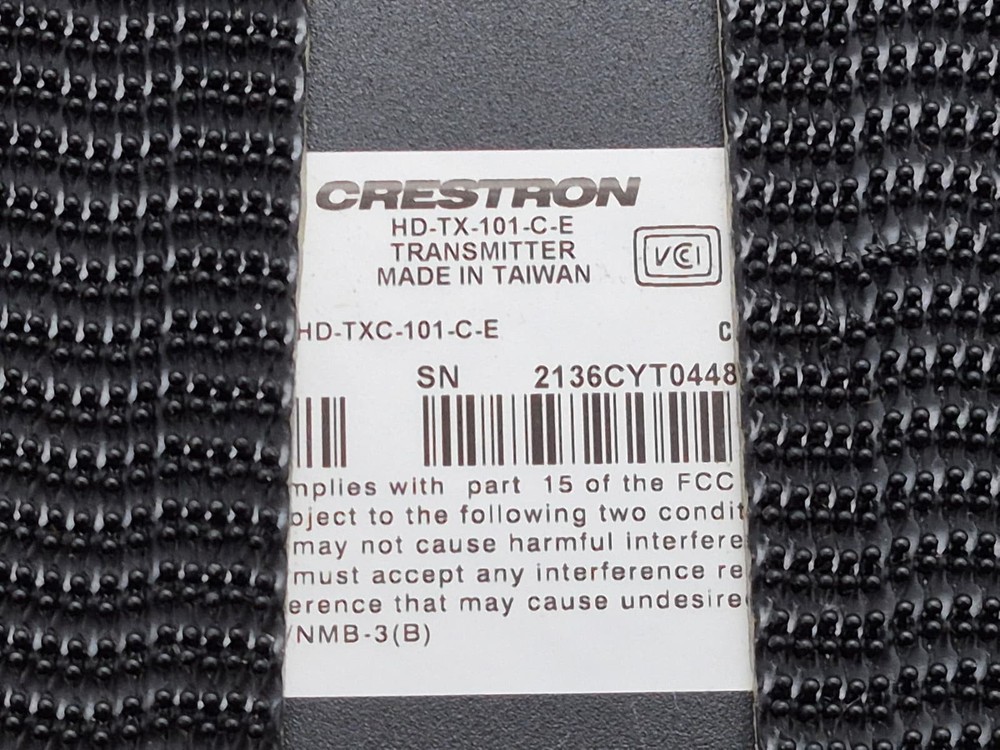 Crestron HD-TX-101-C-E Category Cable Transmitter - Transmitter only