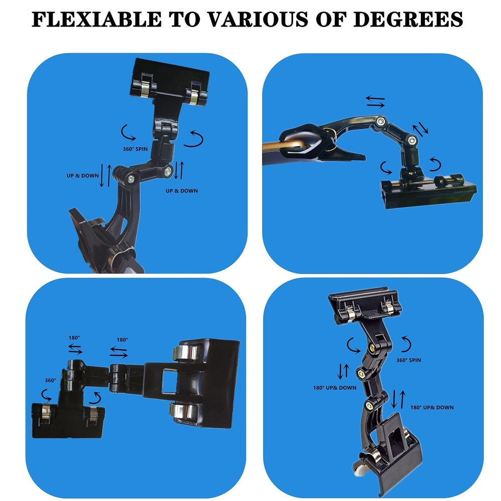 Adjustable Document Holder for Typing, Rotatable Paper Copy Holder Clip,Handy...