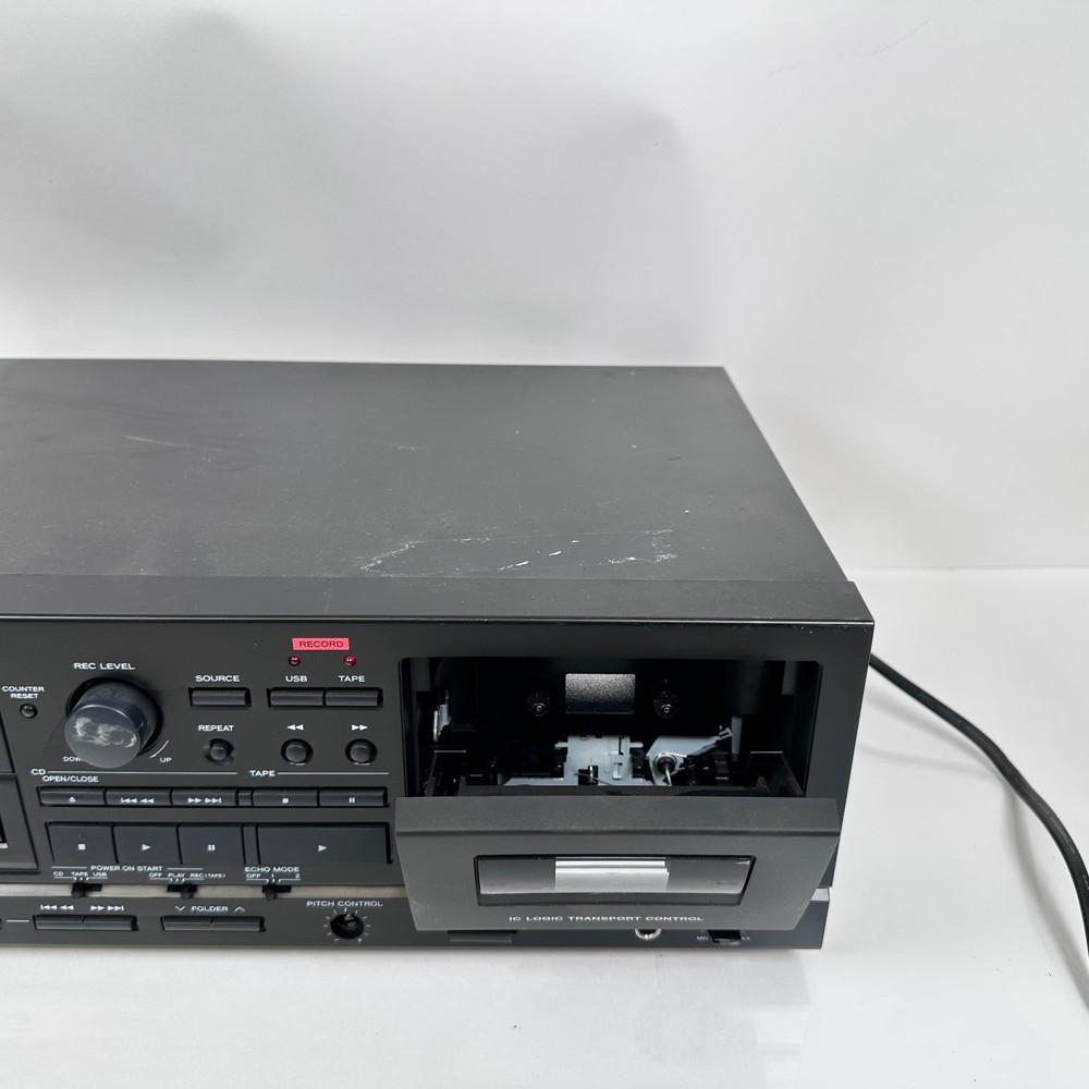 TEAC AD-850 Cassette Deck CD Player USB Memory Recording & Playing; AS-IS