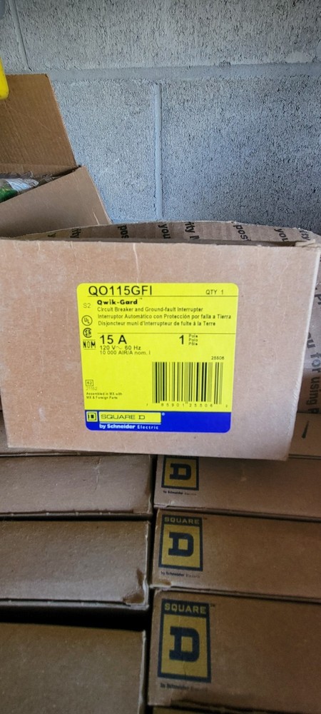 15 Amp QO GFCI BREAKERS