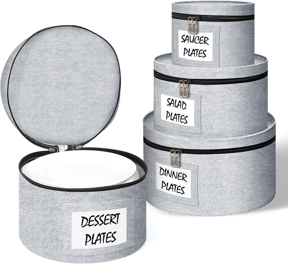 China Storage Containers 4 Piece Set Moving Boxes Dinnerware Stackable Moving