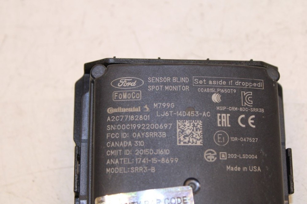 2020-2022 Ford Escape SEL Rear Left Blind Spot Detection Radar Sensor Module