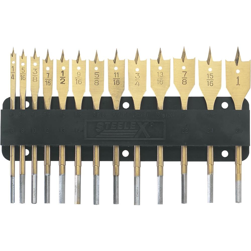 D2053 Spade Bit, 13 Pc.Set