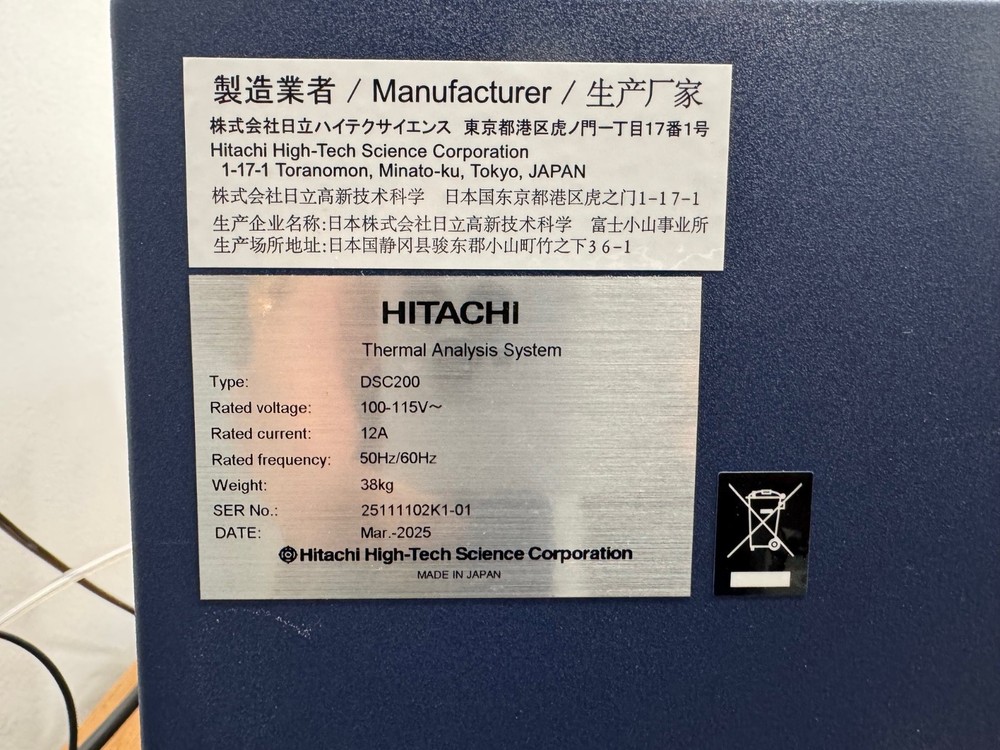 Hitachi Thermal Analysis System