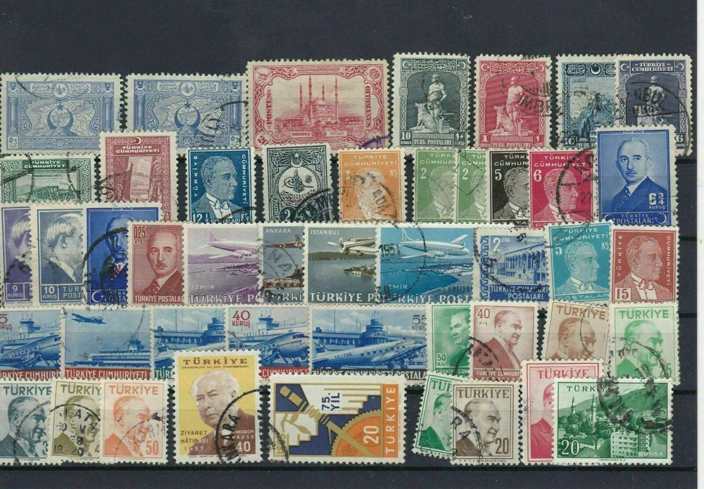 Turkey Mounted Mint + Used Stamps Ref: R7101
