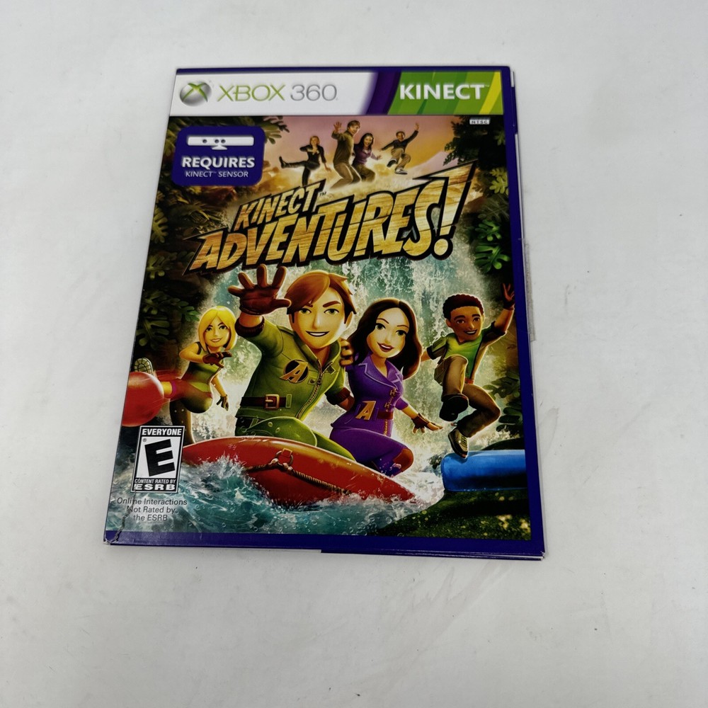 Microsoft Xbox 360 Kinect Sensor Bar with 2 Games Bundle TESTED WORKING