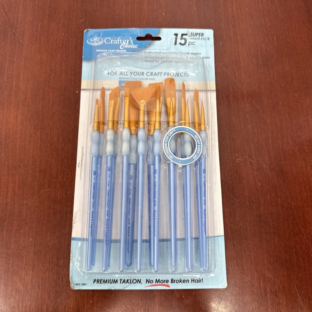 Crafter's Choice Variety Brush Value Set-15/Pkg