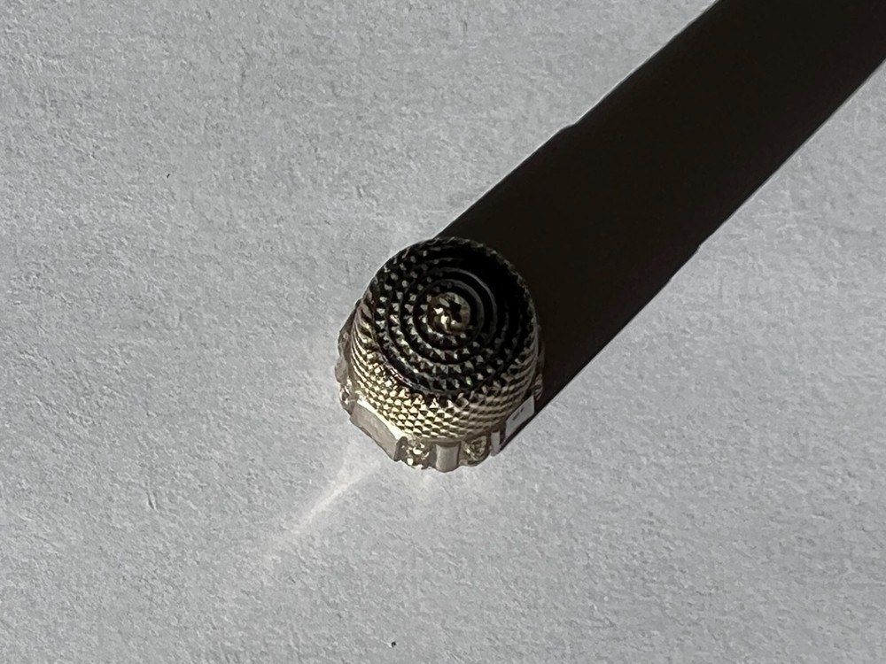 Antique Sterling Simons Dated 1889 Thimble