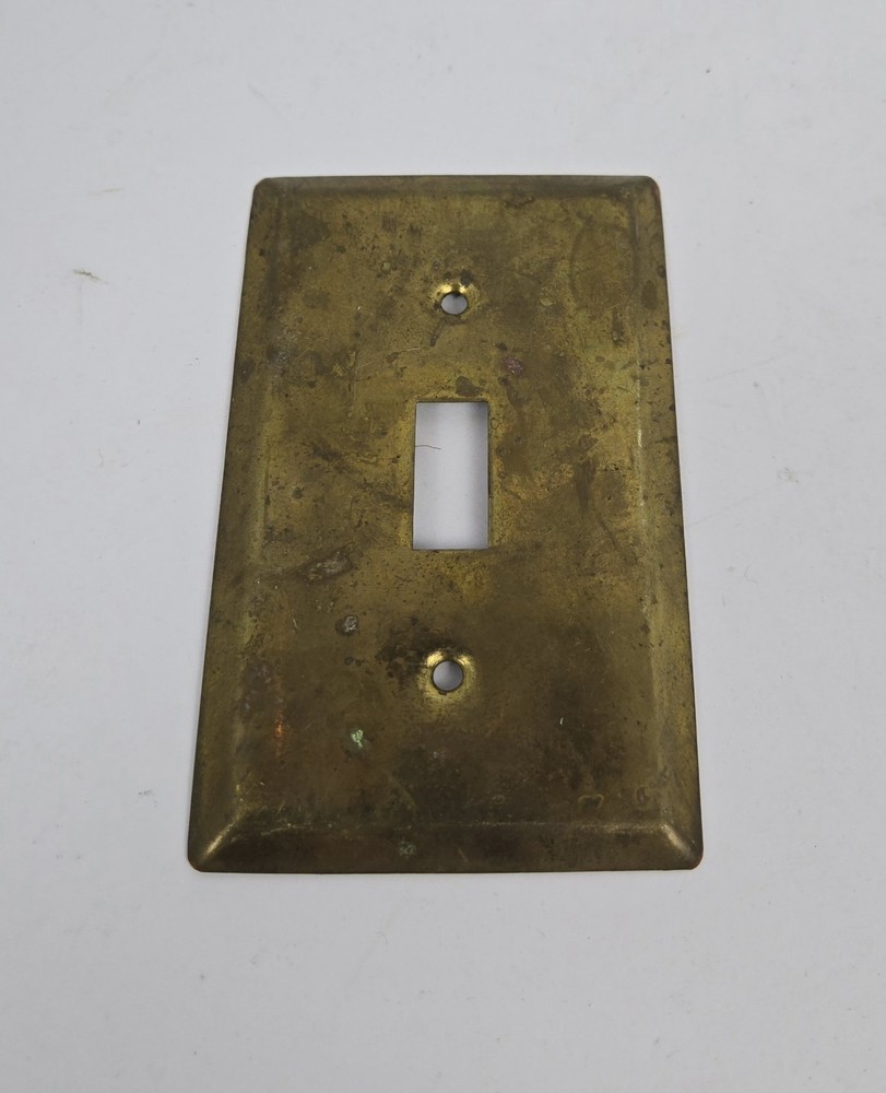Vintage Pier 1 Brass Light Switch Plate