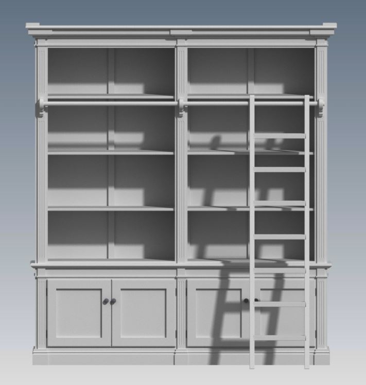 FRENCH PROVINCIAL WALL STORAGE UNIT 2 Module - Make Ur Own & SAVE - Full Plans