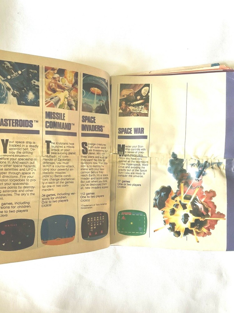 Atari Catalog Only 45 Game Program Cartridges Video Computer System Poor Cond