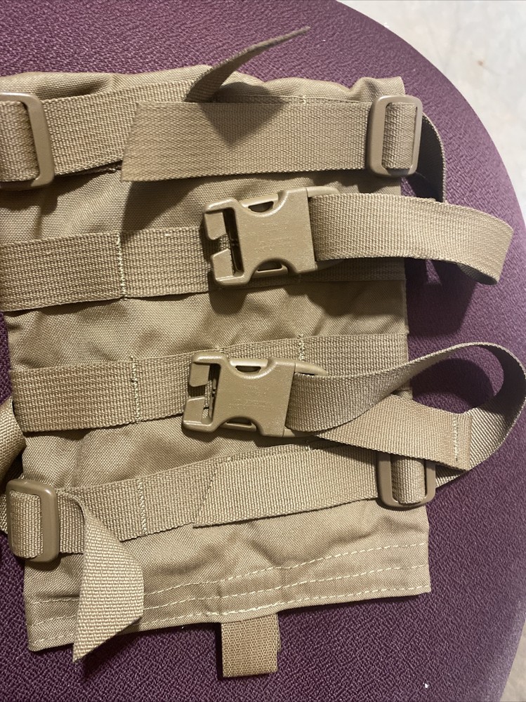 MOLLE USMC E Side SAPI Plate Carrier Coyote