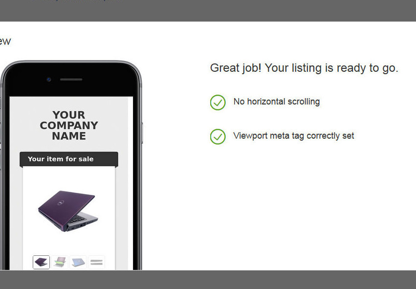 NEW Simple eBay HTML Listing Template - NO Active Content
