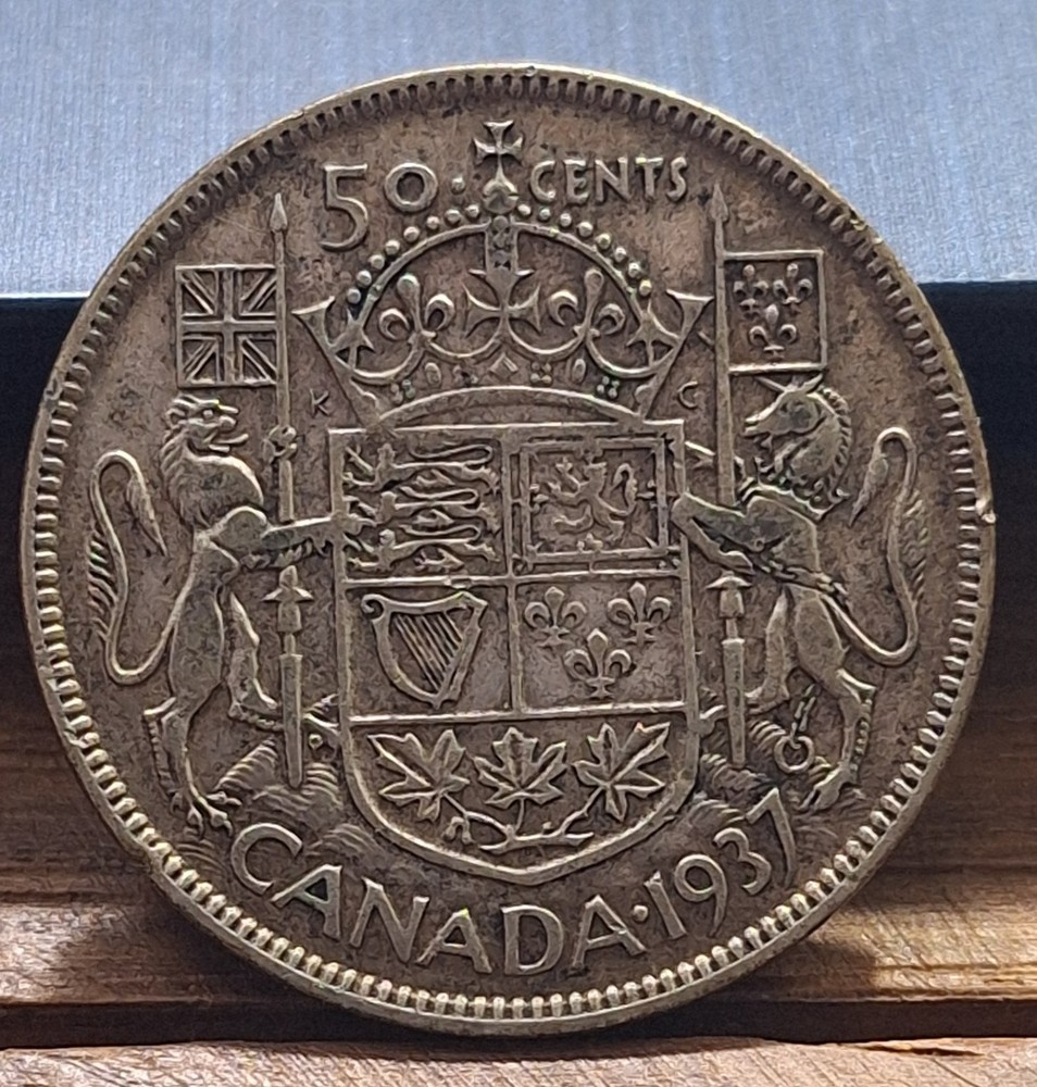 1939 Canada Silver 50 cents