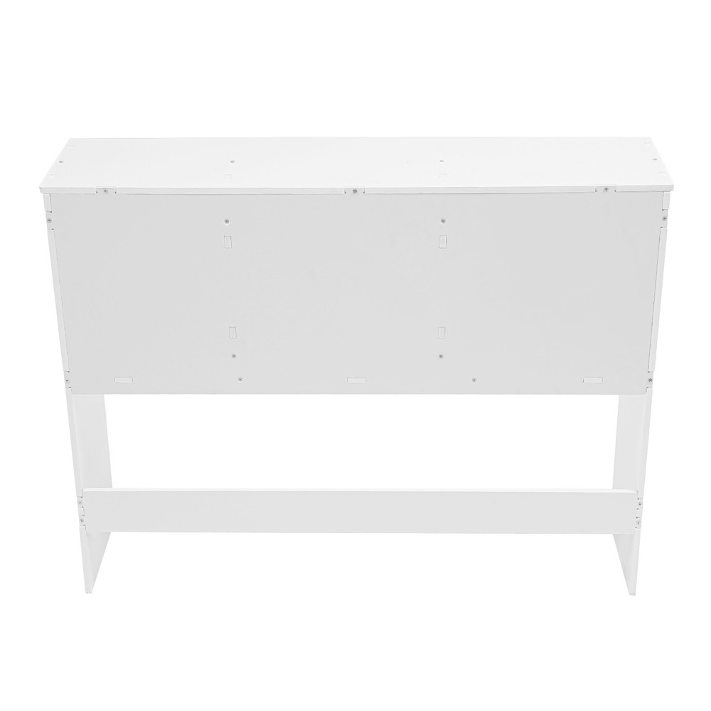 Double-Tier Desktop Bookshelf Organizer - Stylish & Space-Saving Storage