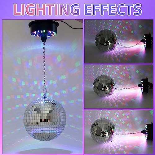 Rotating Disco Ball Motor with Light: Battery Operated 6 Without remote control