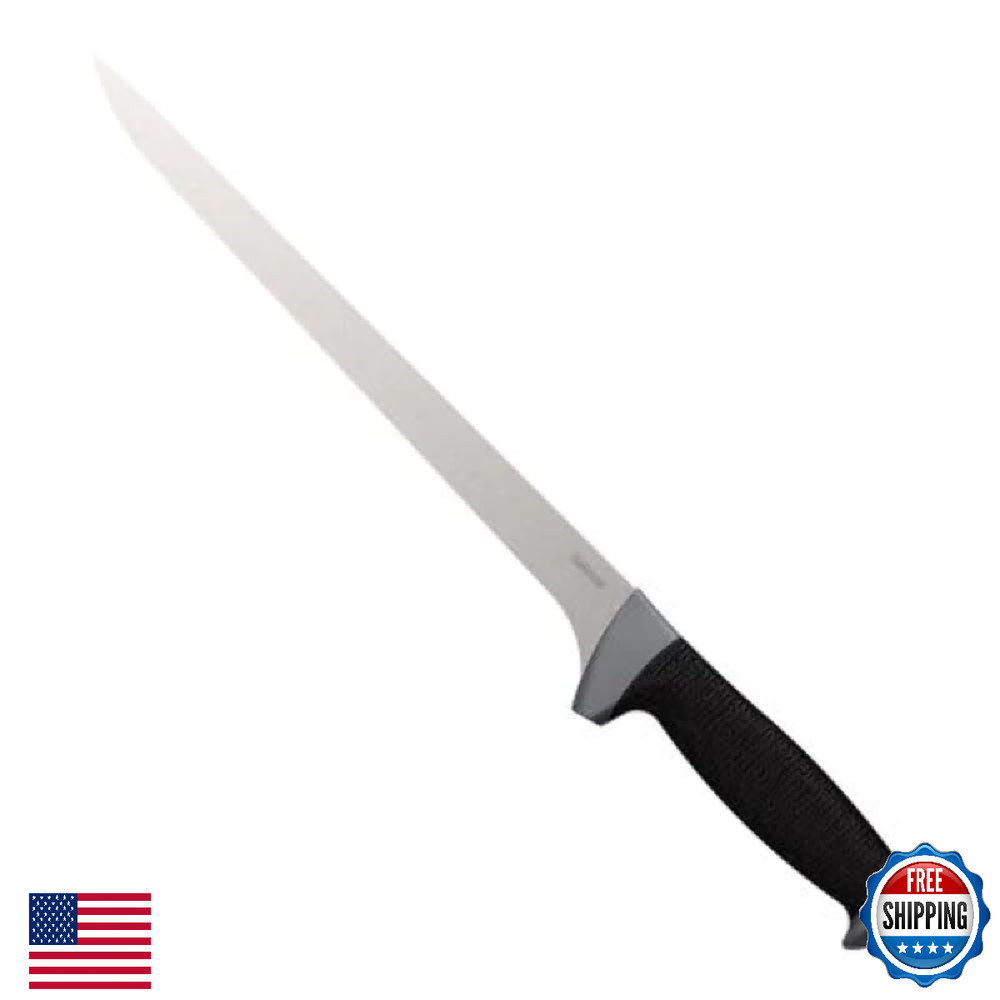 Kershaw 9.5" Narrow Fillet Knife, Fixed 420J2 SS Blade, Co-polymer Handle