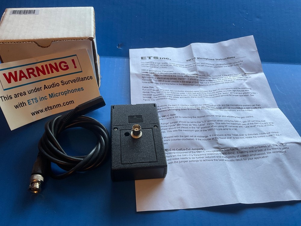 ETS Inc. - SM1 -C - Microphone