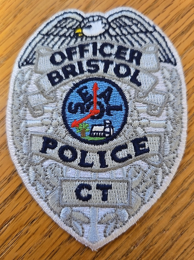 BRISTOL CONNECTICUT small POLICE PATCH