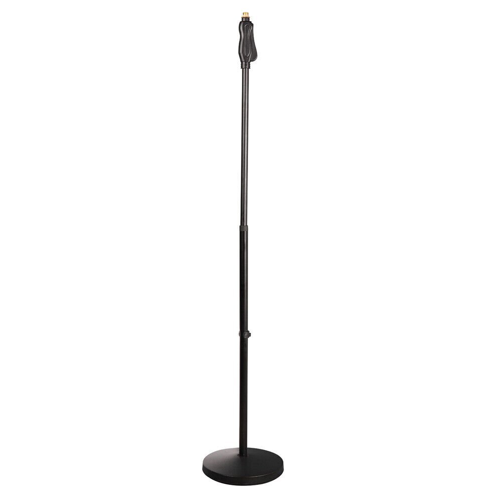Pyle Universal Microphone Stand - Mic Mount Holder, Height Adjustable - Black