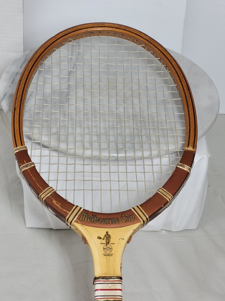 Melbourne Cup Tennis Racket By Wright & Bitson Vintage