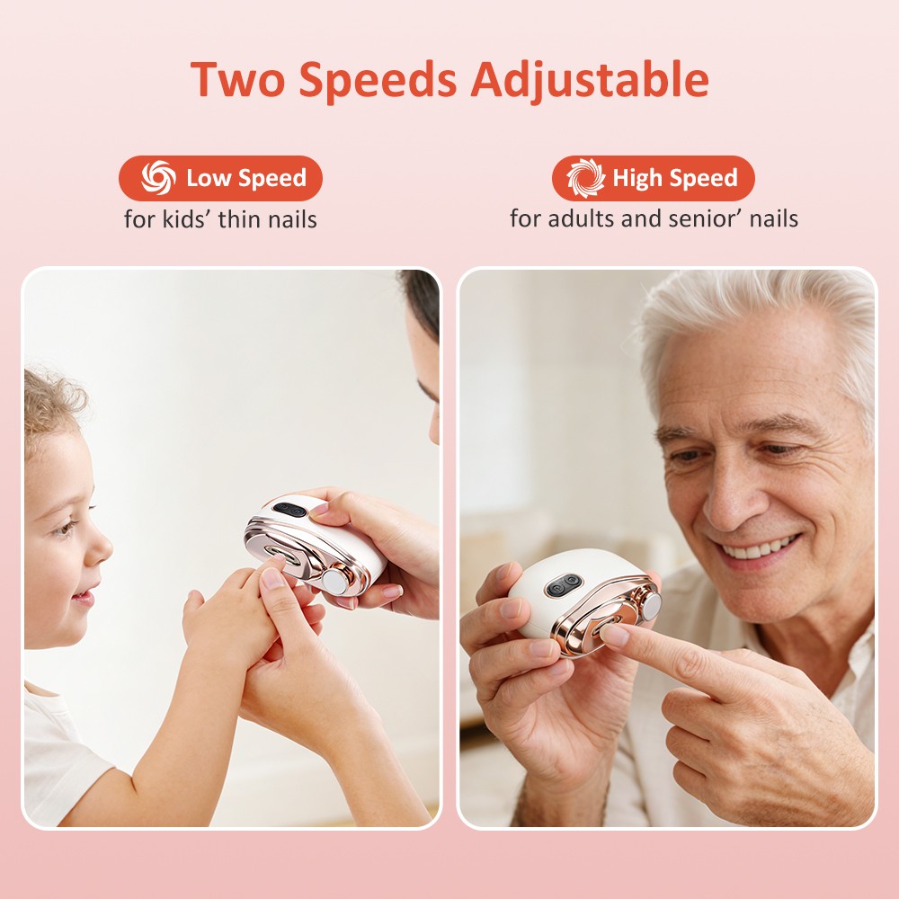 2026 Electric Nail Clipper Automatic Thick Nails Trimmer Professional Tool US