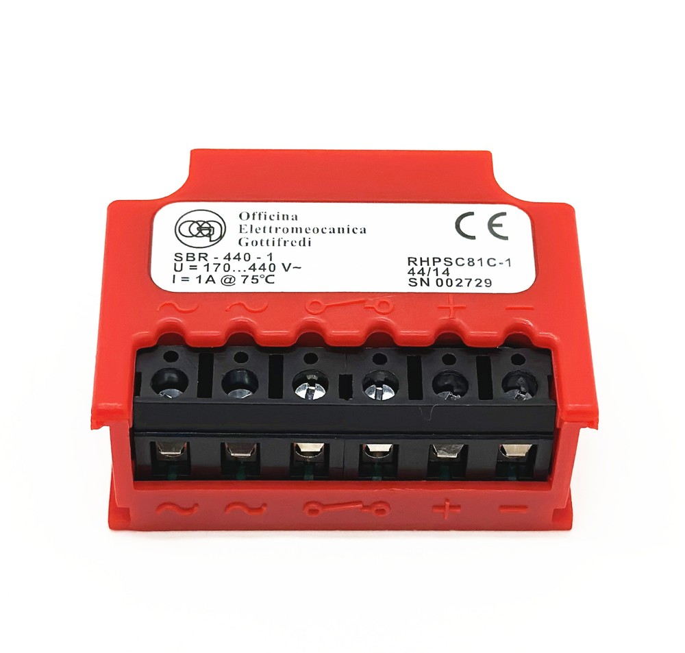 REPLACE OEG SBR-440-1 U=170...440 V~ I=1A @75℃ RHPSC81C-1 motor brake rectifier