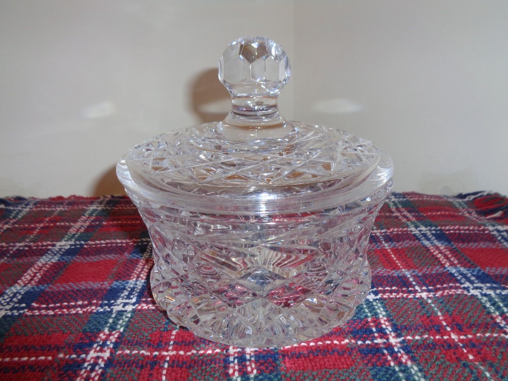 Tyrone Crystal Candy Biscuit Barrel Jar