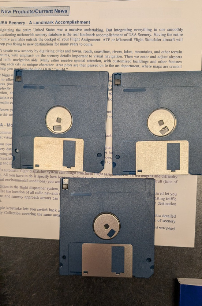 Flight Assignment | A.T.P. | COMPLETE with original sales receipt