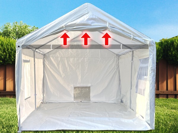 Rainproof Portable Paint Booth 10X10X9FT Spray Booth with Replaceable Floor