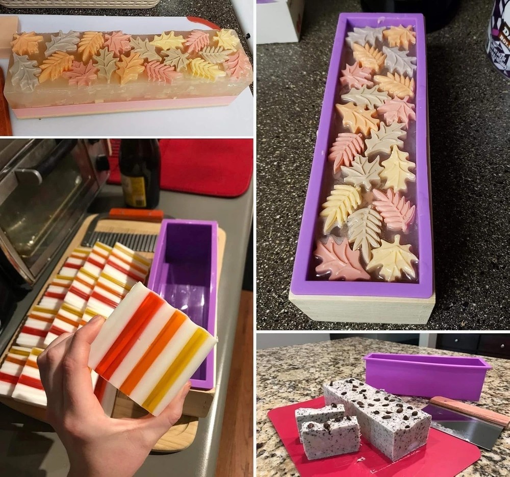 Silicone Soap Molds with Shrink Bags