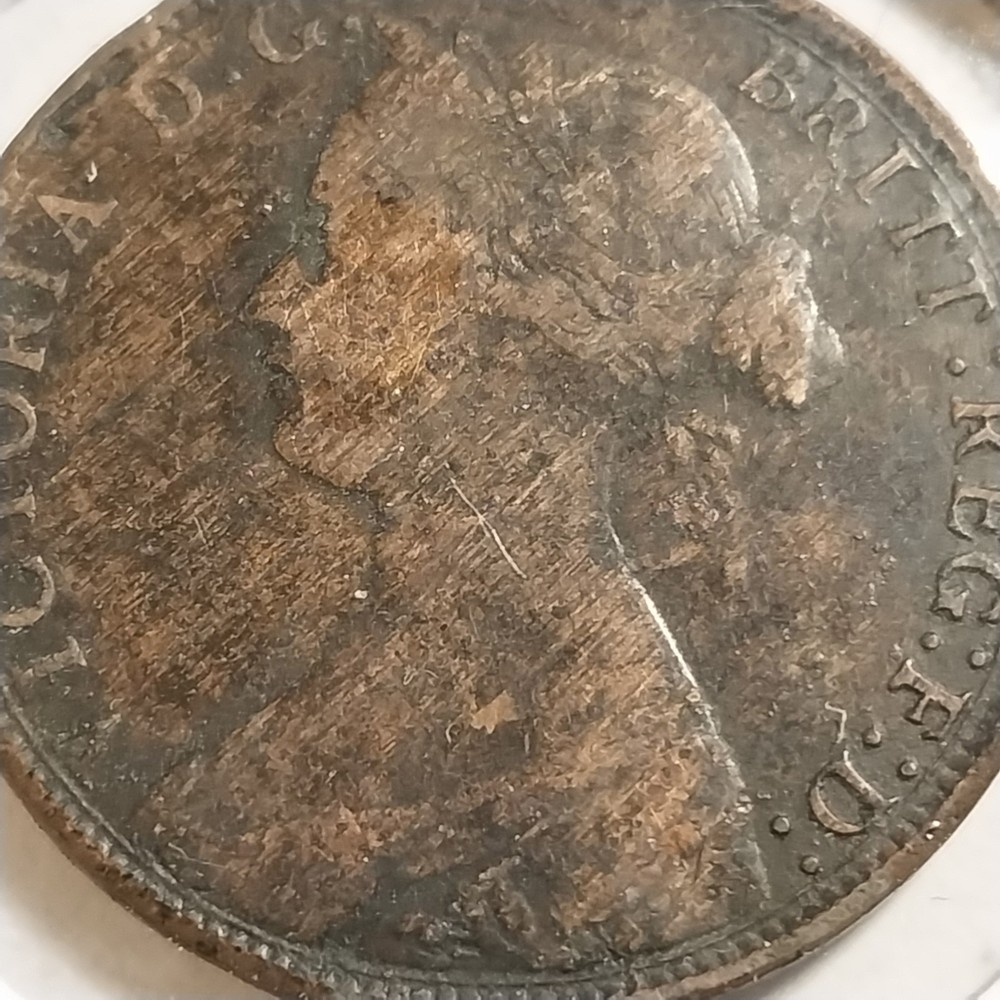 1861 Nova scotia one cent canada