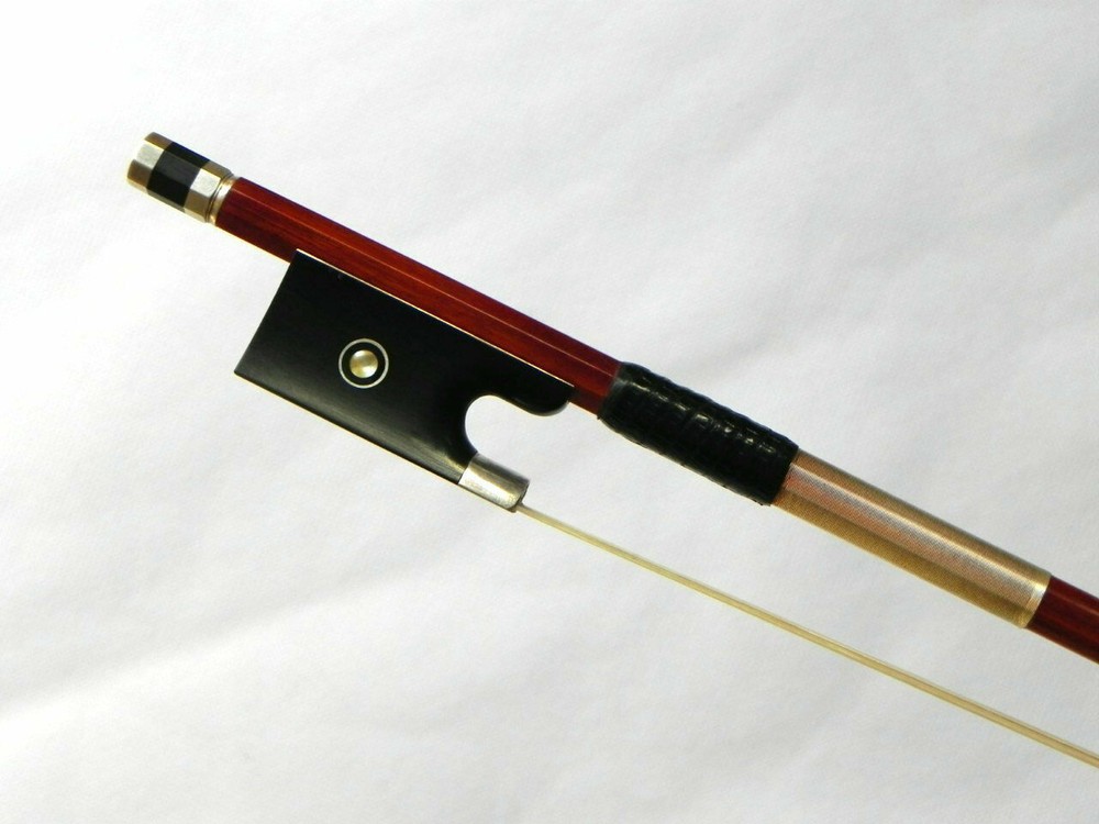 Master Violin Bow 4/4 Size Pernambuco Wood!Master Craftsmanship!Sterling Silver