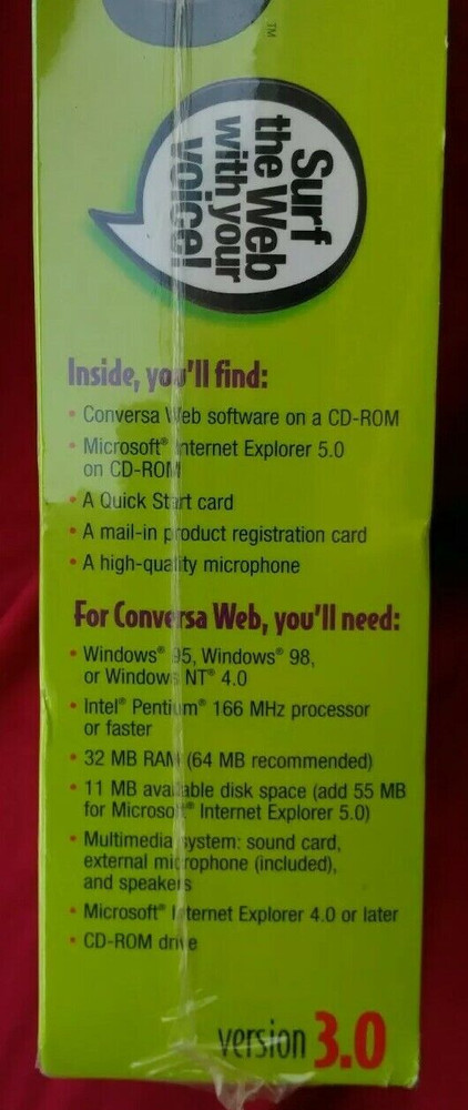 Conversaweb Software 1999 conversa web NEW Version 3.0 SEALED