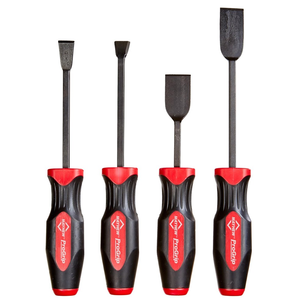 Tools 13080 4 Pc Progrip Straight & Angled Scraper Set Multi 4 Piece