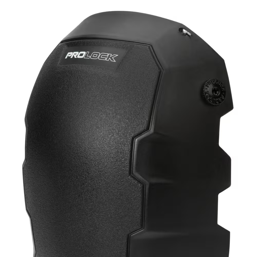 Professional Black Hard Cap Attachment for Prolock Knee Pads