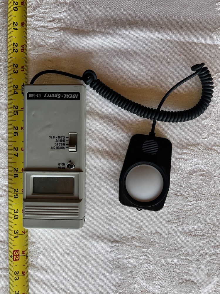 Ideal Sperry 61-680  Light Meter Manual Original Holding Case Analog