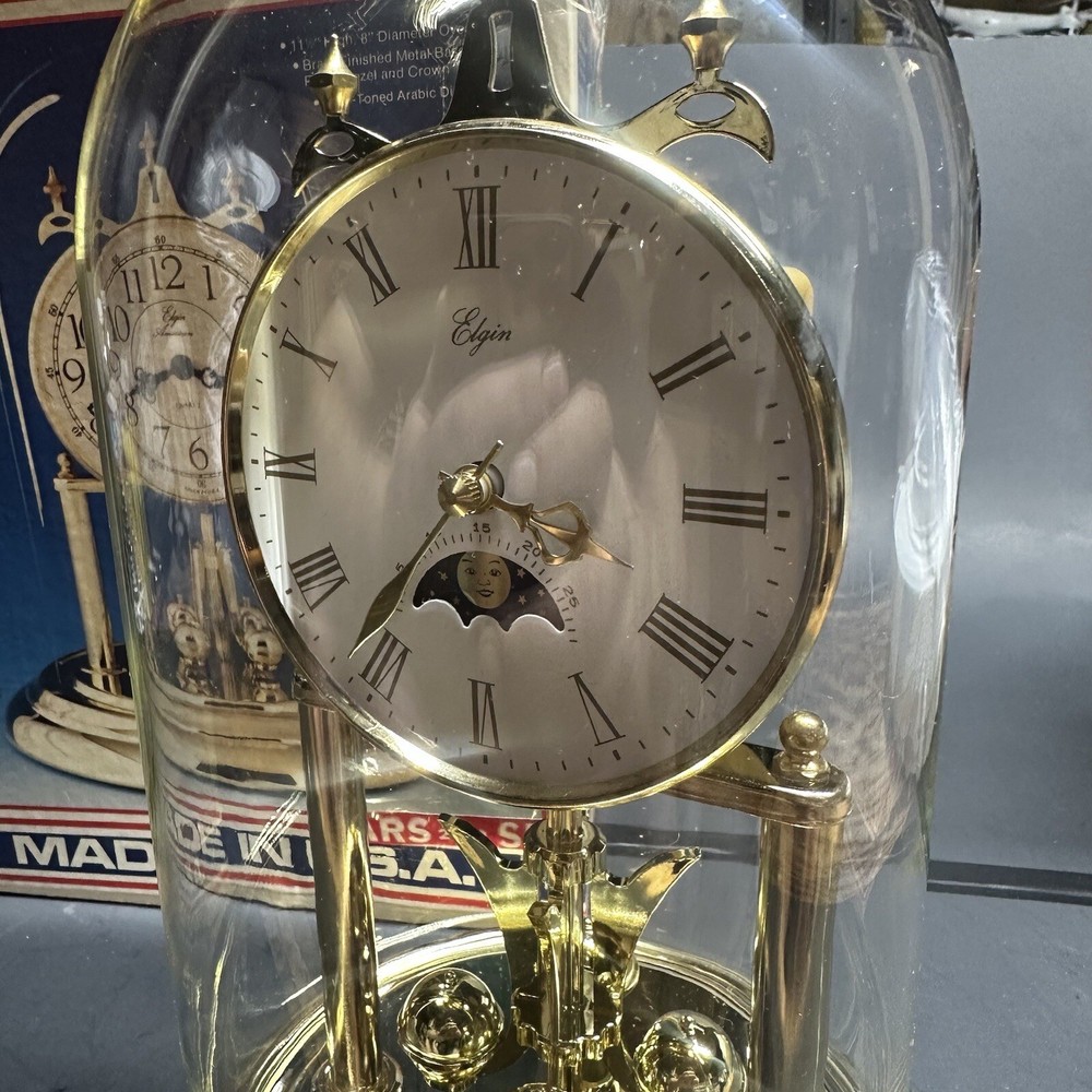 Vintage Elgin Model E1091 Anniversary Clock